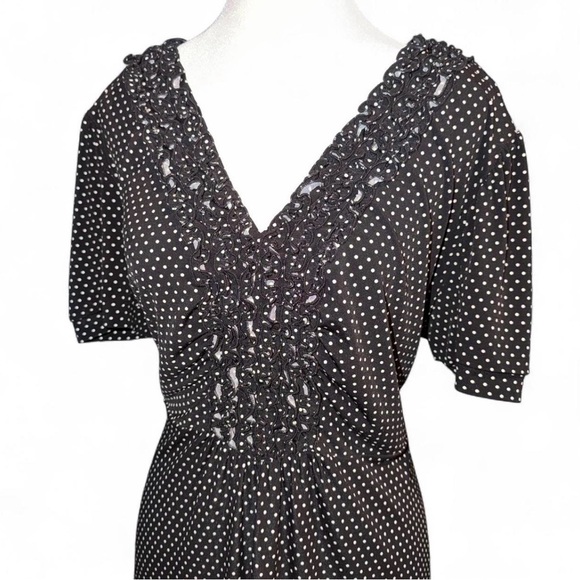 Rabbit Rabbit Rabbit Polka Dot Dress 16W - Picture 2 of 8